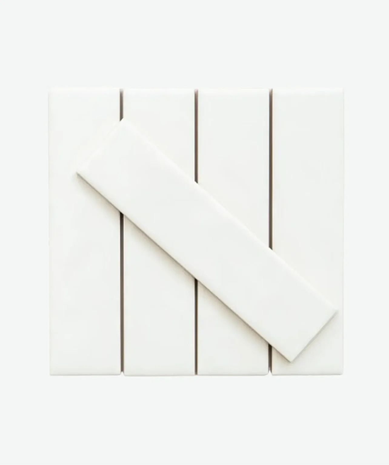 Azulejo Vainilla 5x20 Irregular Blanco